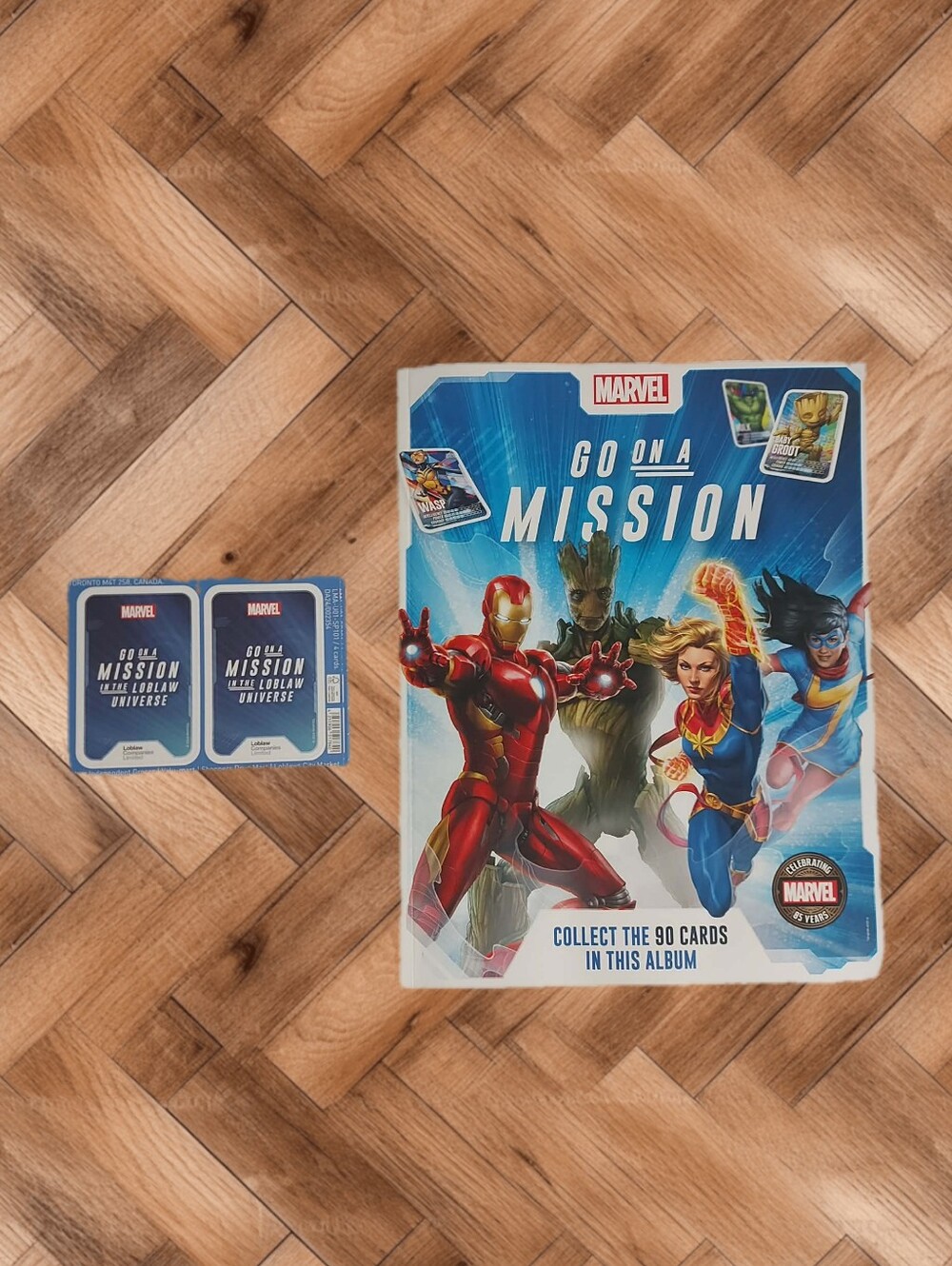 Marvel Go On A Mission Trading Card Complete Album + Extra Cards Set 🦸‍♂️